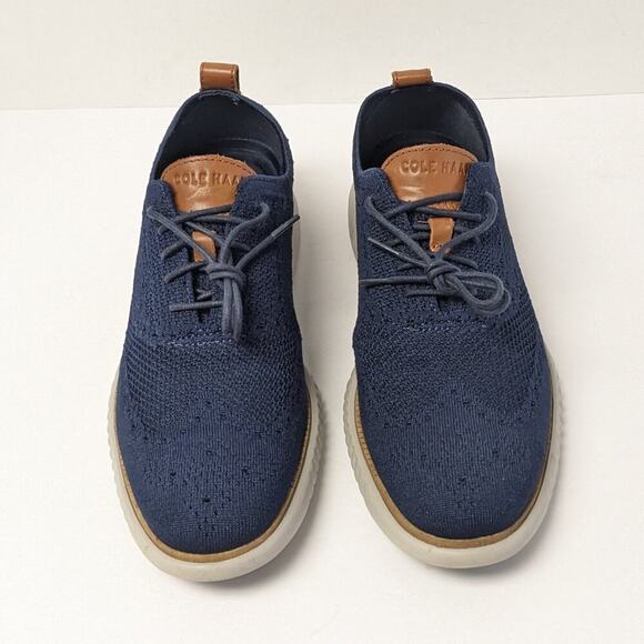 Cole Haan 2.Zerogrand Stitchlite Wingtip Oxfords, Navy, Men\'s 10 M main image 6
